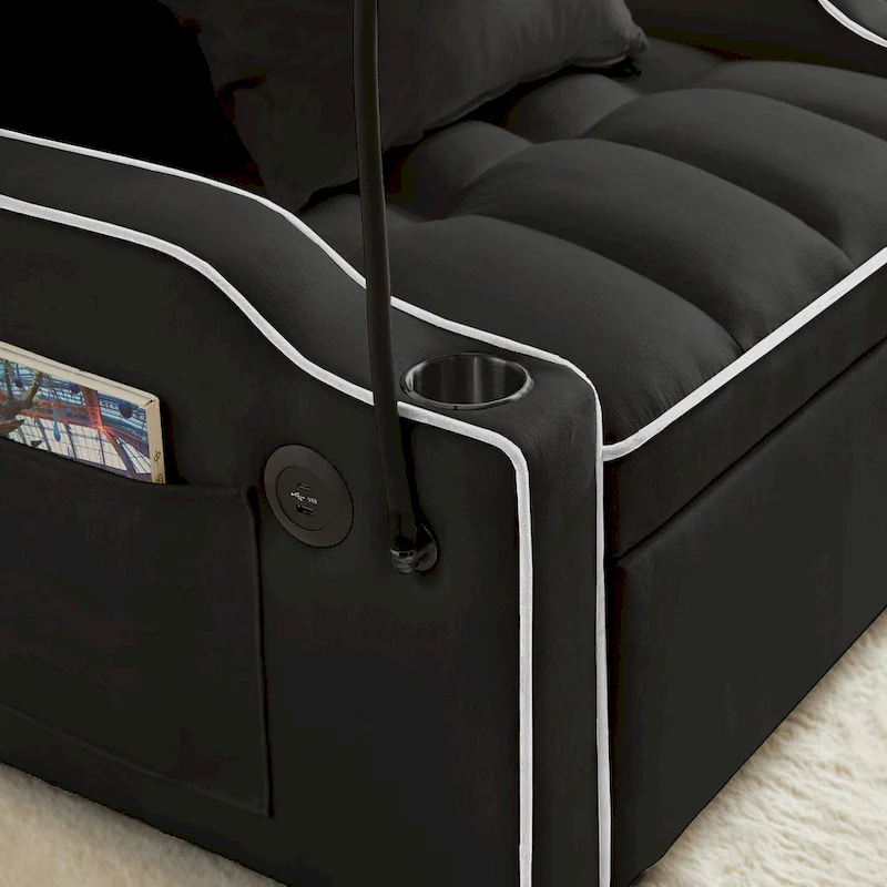 Convertible Sleeper Chair Sofa Bed Adjustable