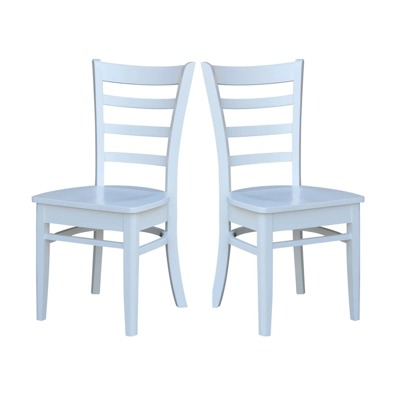 International Concepts Set of Two Emily Side Chairs