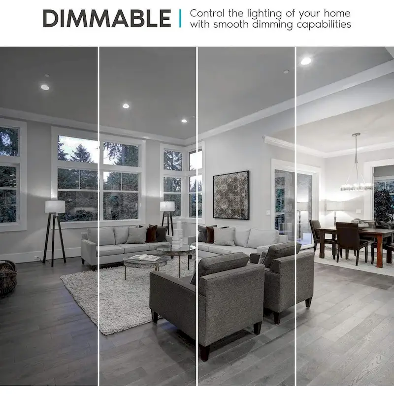 Luxrite A15 LED Light Bulb, 40W Equivalent, Dimmable, 600 Lumens, Enclosed Fixture Rated, Energy Star, E26 Base (4 Pack)