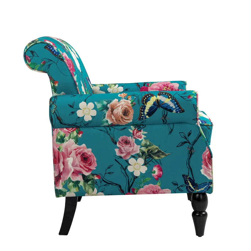 Living Room Armchair with Nailhead Trim - 29.9 W x 29.9 H x 32.9 D