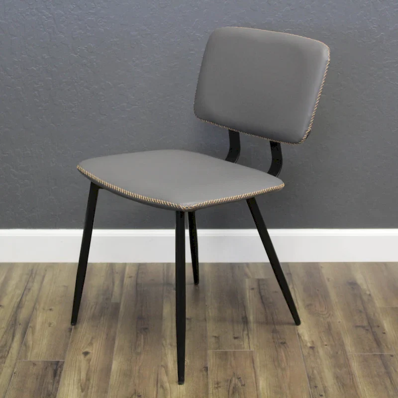 Multi-Color Faux Leather Dining Chair, Single Seat
