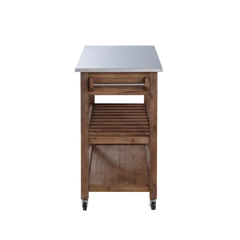 Firebranch Wire-brush Kitchen Cart