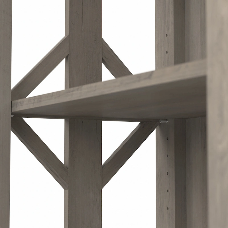 Homestead 4 Shelf Farmhouse Bookcase by Bush Furniture