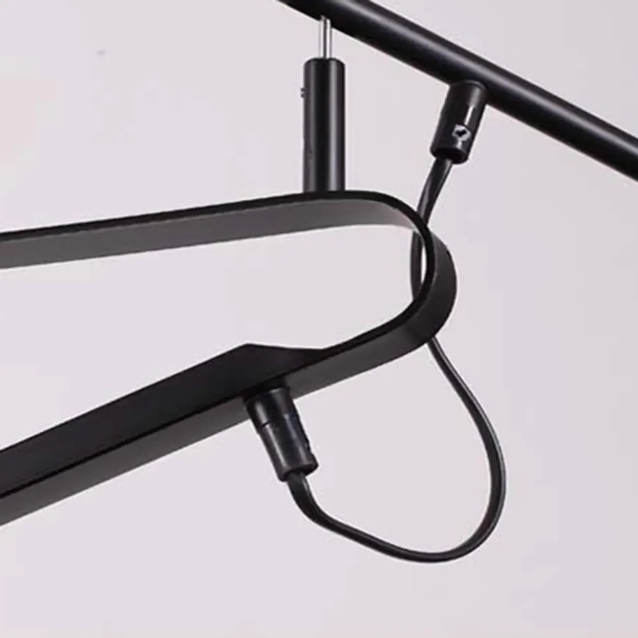 Modern Black Metal Long Arm Swing Wall Light