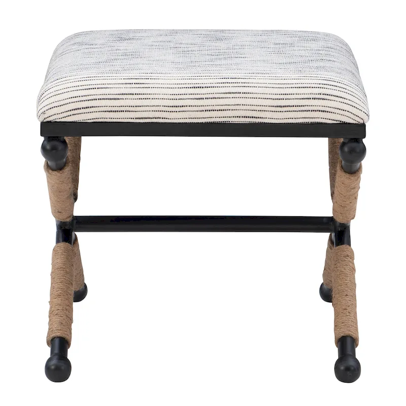 Ella Boho Campaign Accent Stool