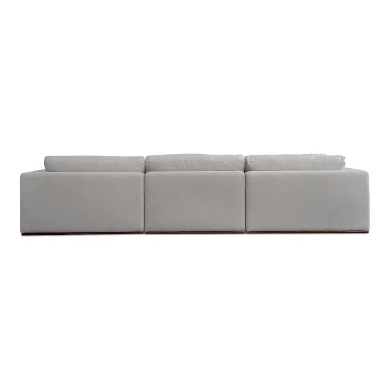 Rio Modular Sofa With Rubber Wood Base - 136.2 W x41 D x23.6 H
