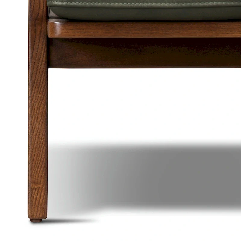 Poly & Bark Verity Leather Lounge Chair - Full Grain Genuine Italian Leather