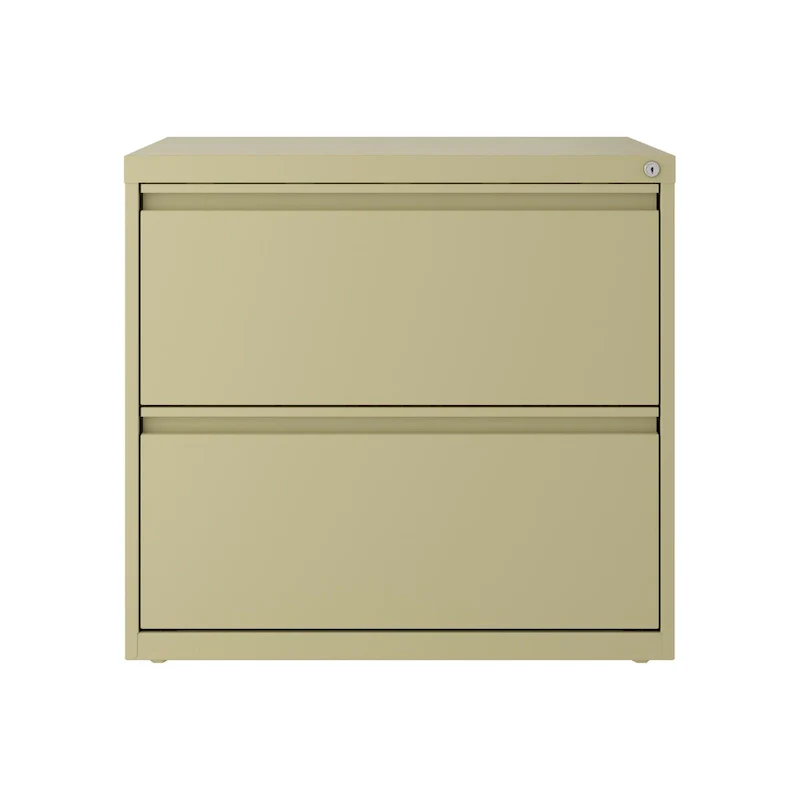 Hirsh 30 Inch Wide 2 Drawer Lateral 101 File Cabinet, White