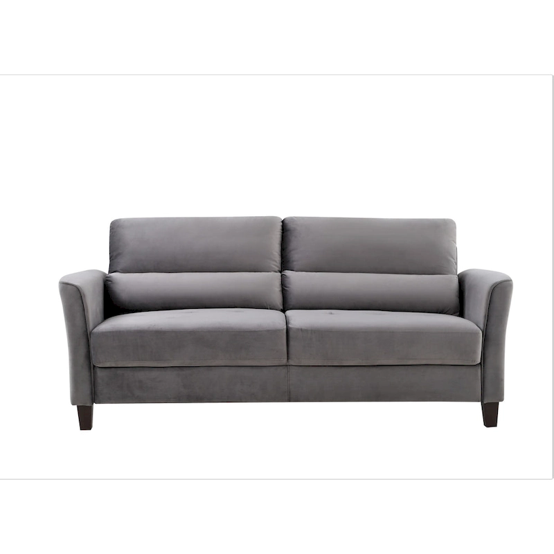 77.95 Mid Century Modern Upholstered Sloped Arms Living Room Sofa