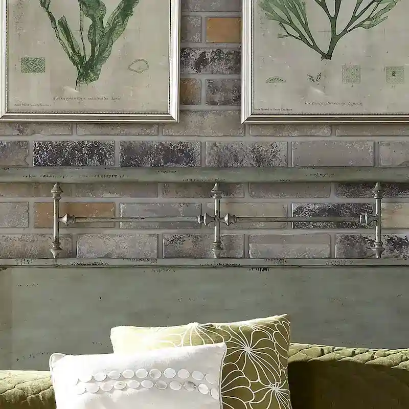 Metal Distressed King Headboard