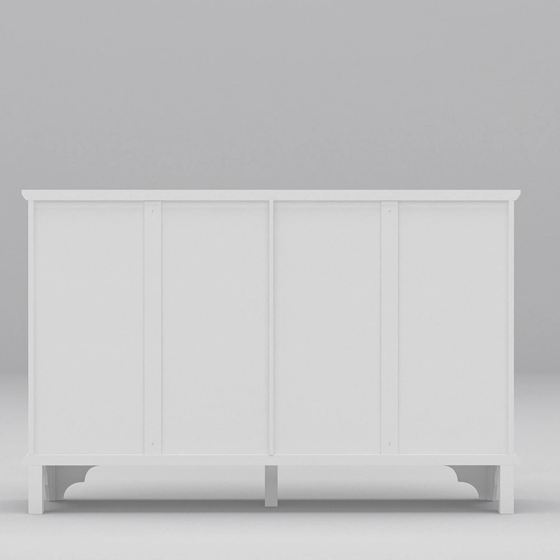 Wooden Carved Bathroom Cabinet Accent Cabinet Sideboard Acrylic Glass