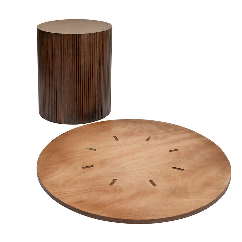 Round Kitchen Table Solid Wood Dining Table