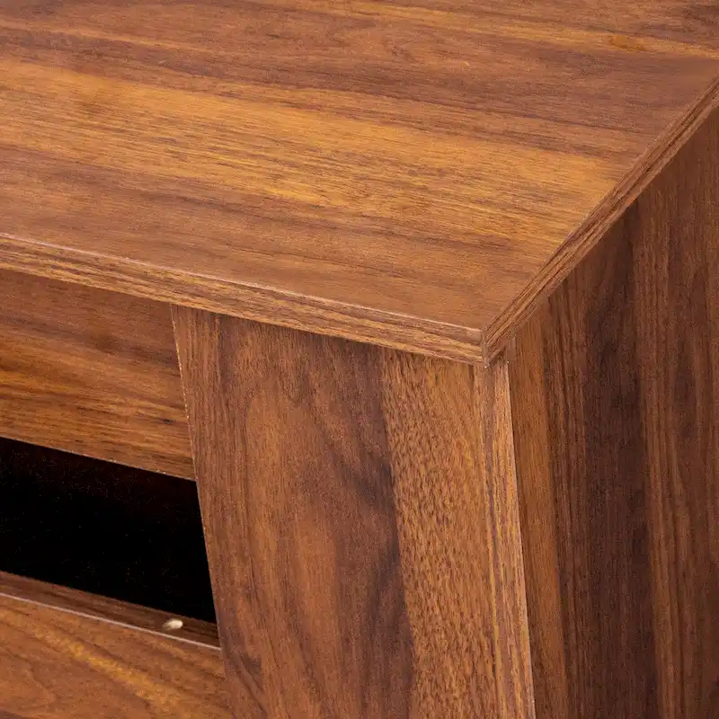 Extendable Console Table - Wood Finish, Modern Design, Multi-User