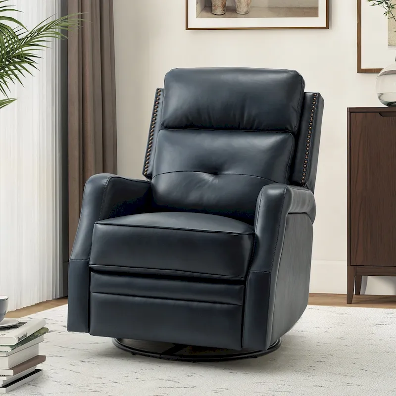 Living Room Recliner with Metal Base