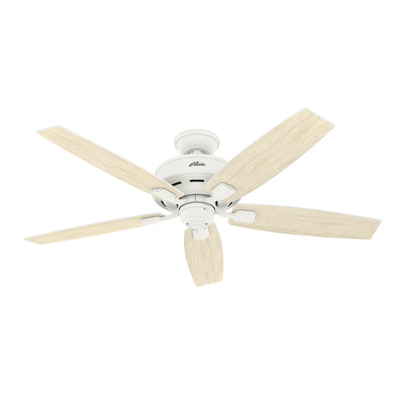 Hunter Fan Bennett Brushed Nickel/ Grey Oak 52-inch Ceiling Fan