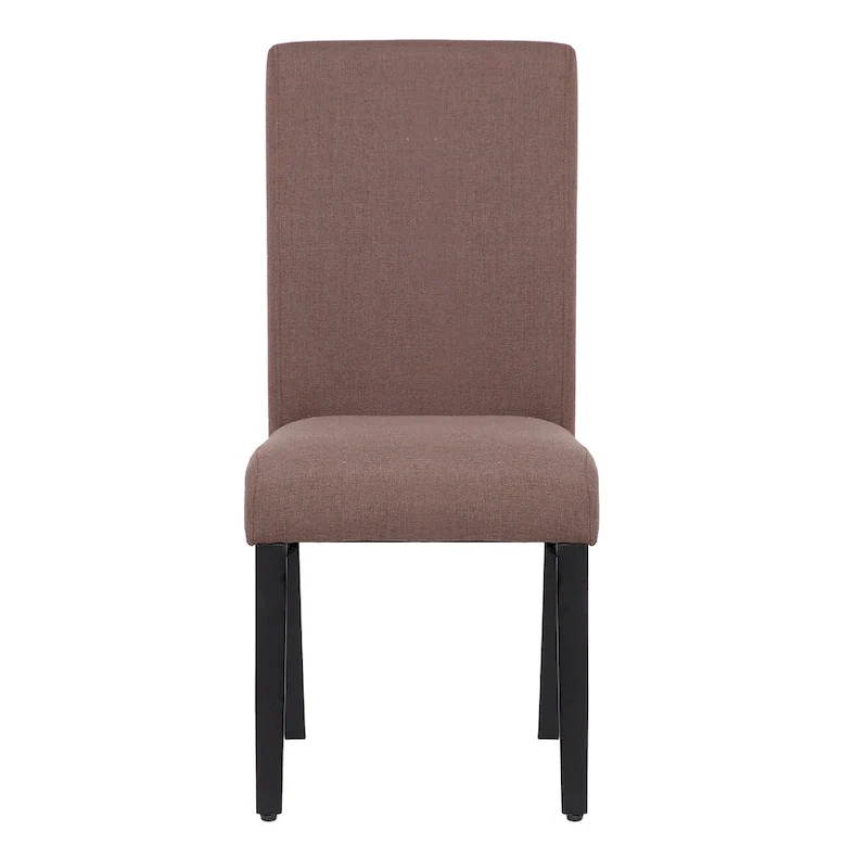 Grandview Upholstered Linen Fabric Dining Chair (Set of 2)