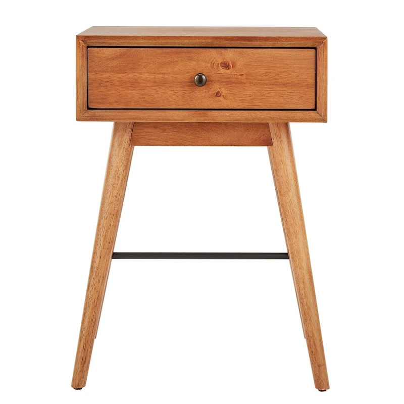 Aksel Wood 1-drawer End Table by iNSPIRE Q Modern