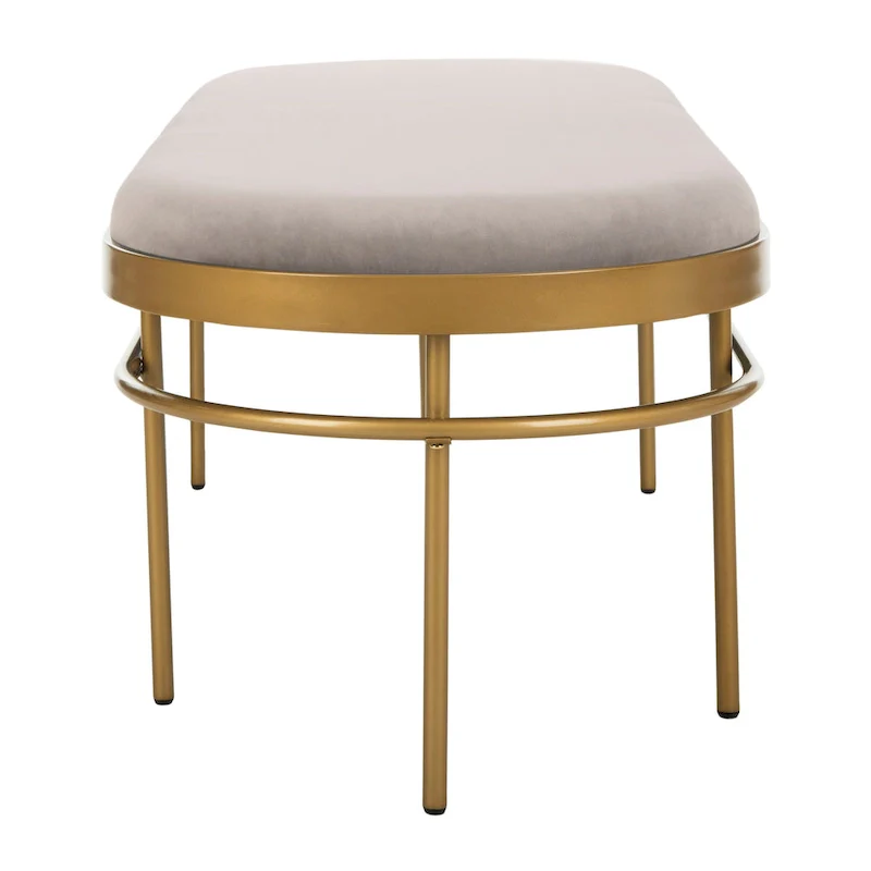 SAFAVIEH Omie Oval Bench - 63  x 22  x 20  - 63Wx22Dx20H