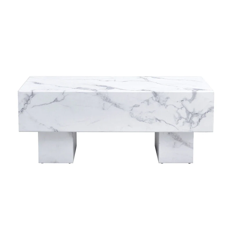 Modern Simple Texture Sticker MDF Coffee Table