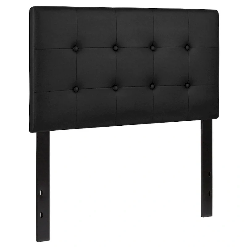 Button Tufted Upholstered Headboard
