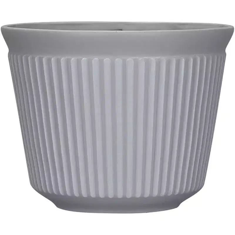 L&G Polyresin Finola Planter - 9.33 in. - Cement