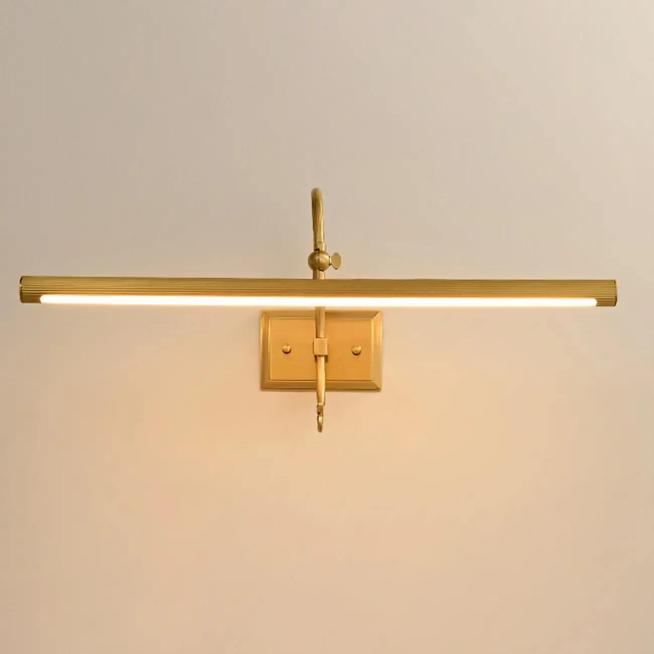 Arched Retro Copper LED Linear Wall Lamp