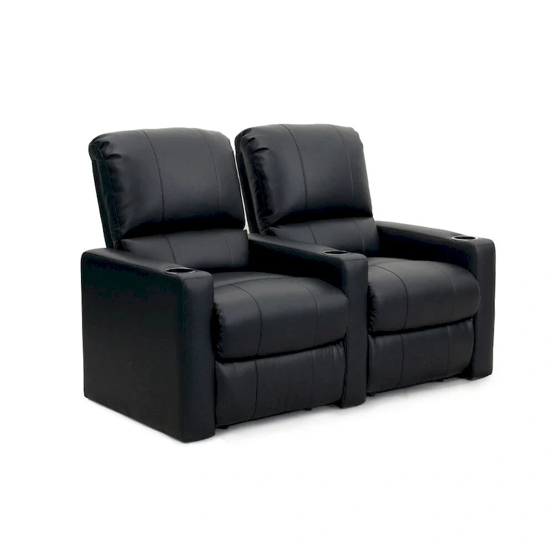 Octane Charger XS300 Manual Leather Home Theater Seating (Row of 2)