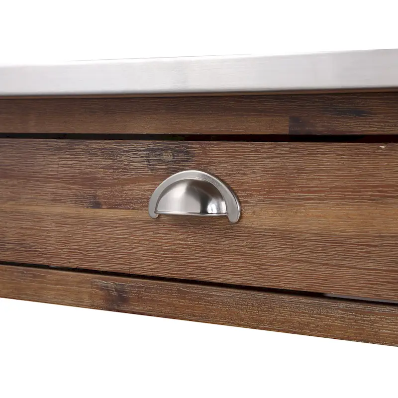 Firebranch Wire-brush Kitchen Cart