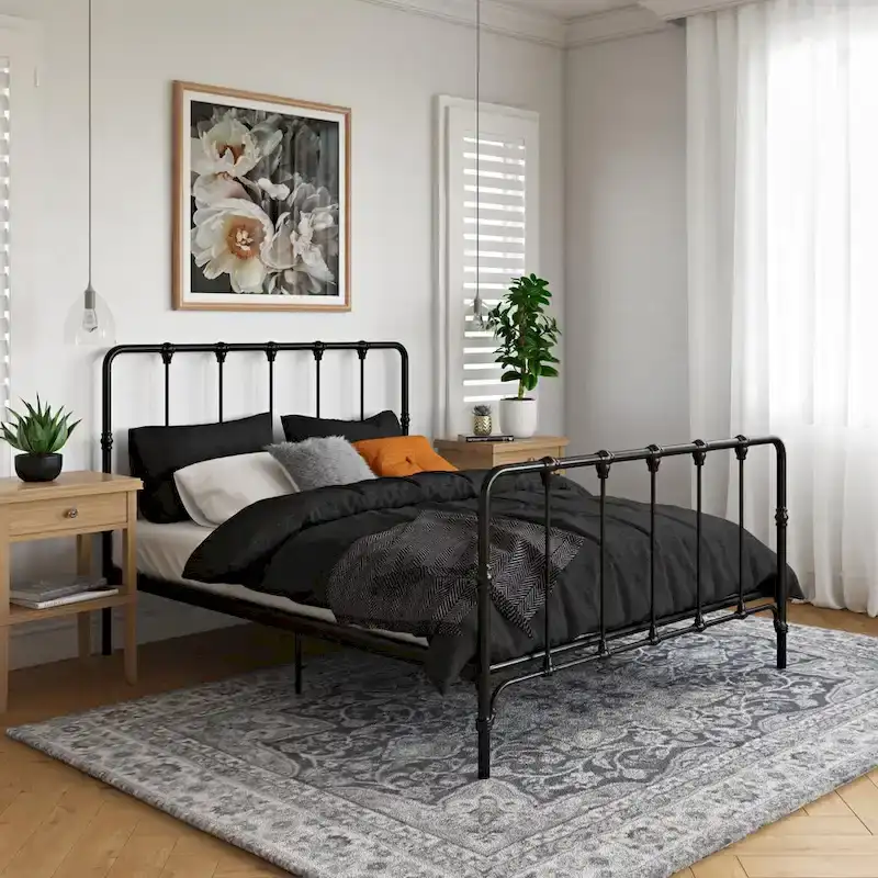 Avenue Greene Sandy Farmhouse Metal Bed