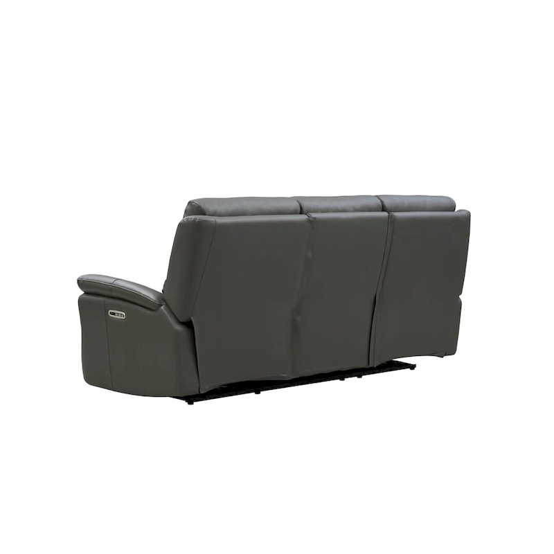 Hydeline Erindale Zero Gravity Power Recline and Headrest Top Grain Leather Sofa