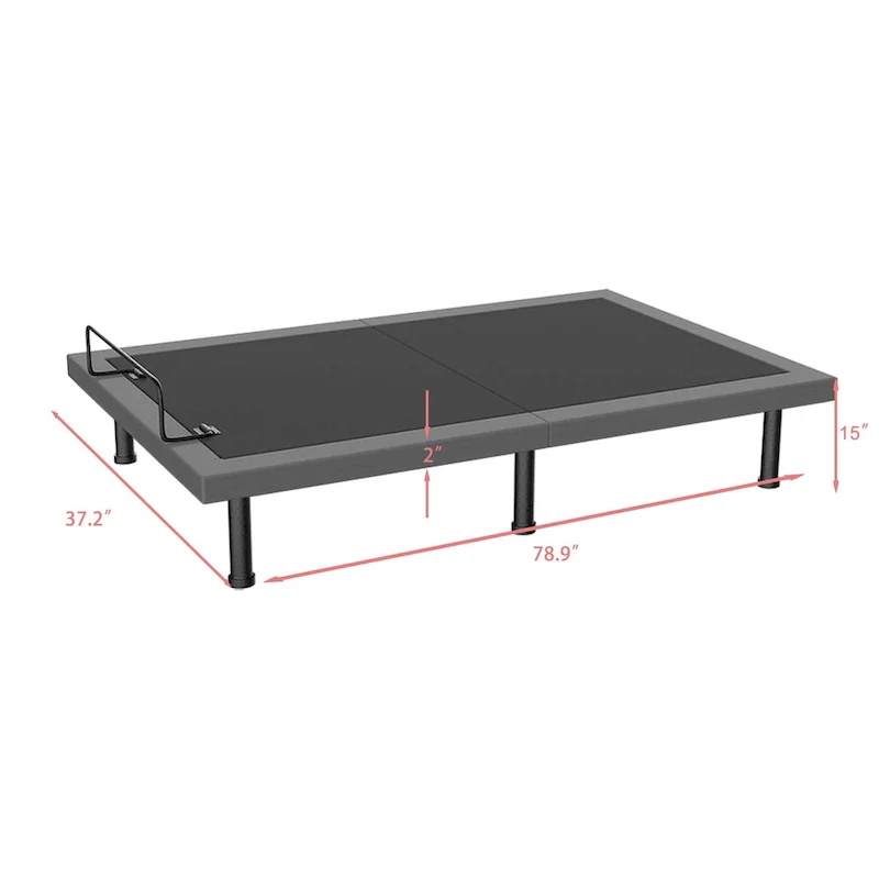 Adjustable Bed Frame with Wireless Remote