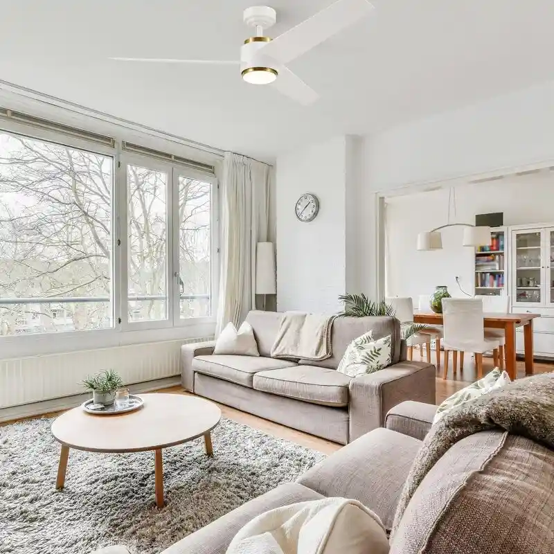 CO-Z 52  LED Ceiling Fan with Dimmable Light Kit and Remote Control - 52 Inches