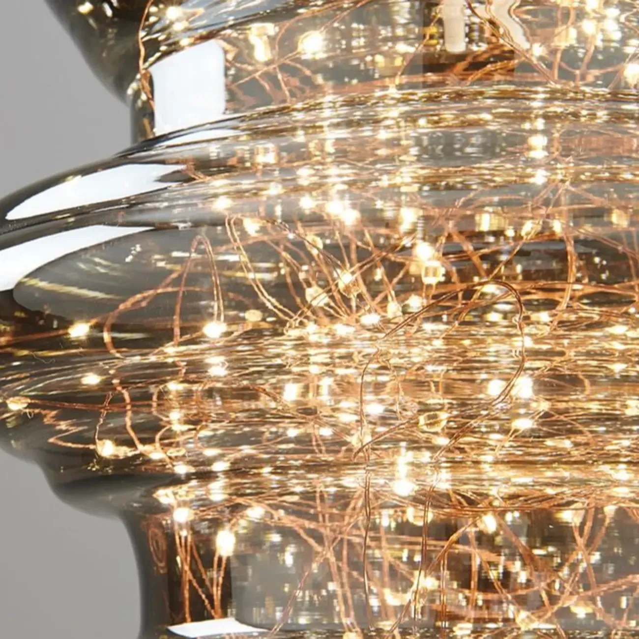 Modern Clear Glass Dining Room Pendant Light