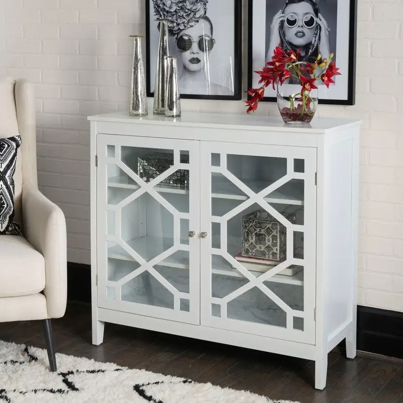Fetti White Large Cabinet