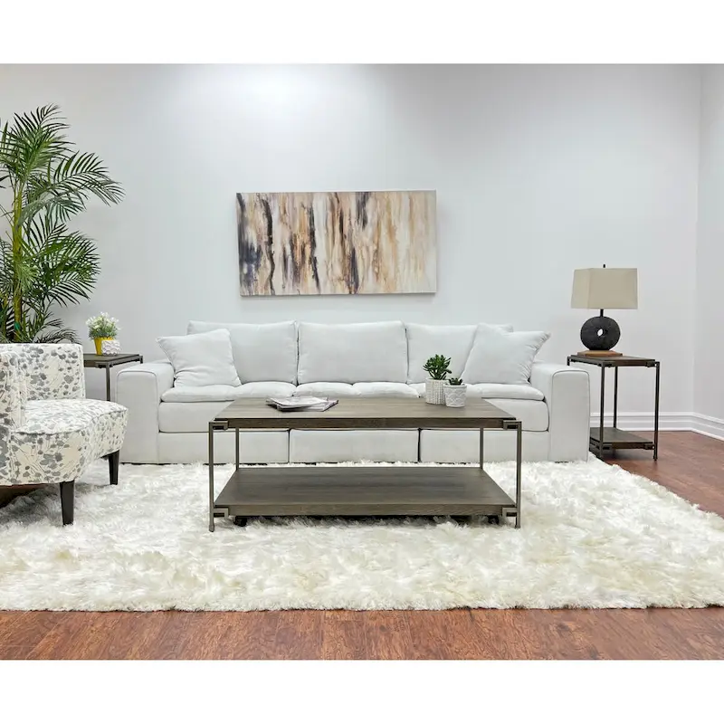 3-Piece Living Room Table Set (1 Coffee Table + 2 Side Tables)