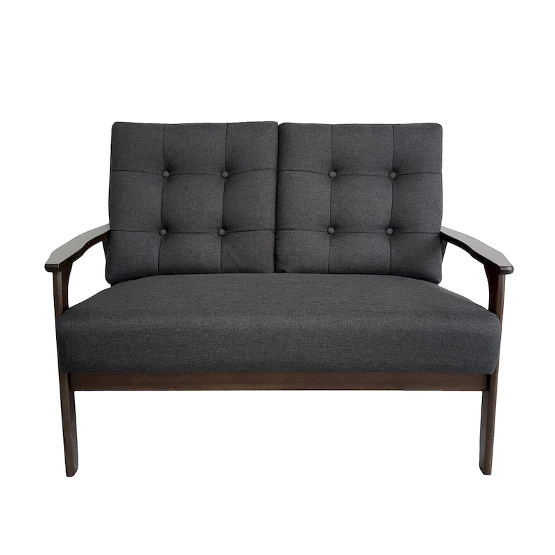 Aries Mid-century 2-piece Fabric Sofa Set by Christopher Knight Home