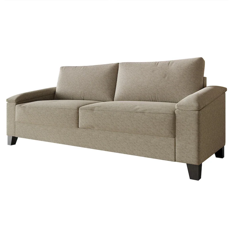 2.5-Seater Linen Sofa - Available in Beige, Grey, Blue