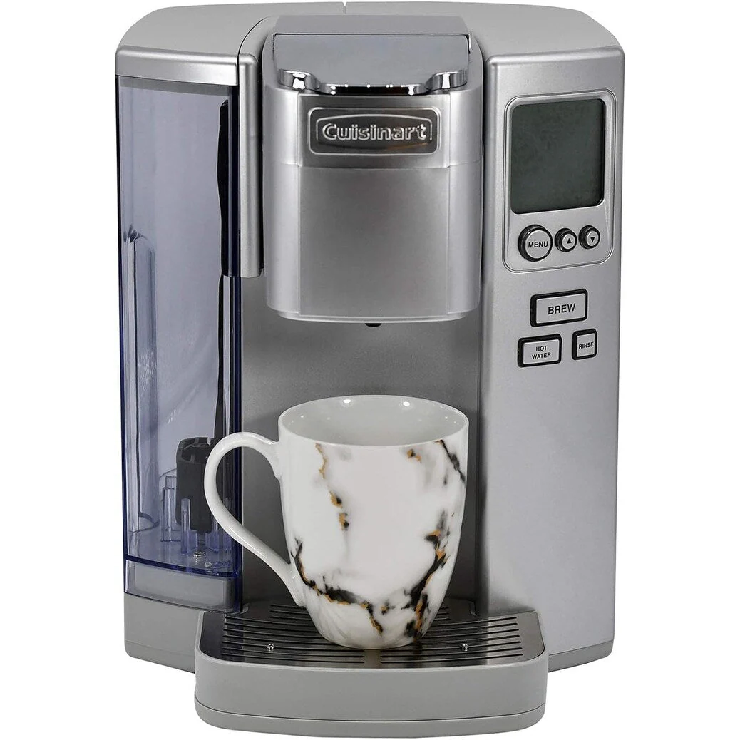 Cuisinart Single Serve Coffee Maker, 72oz, Programmable, Steel