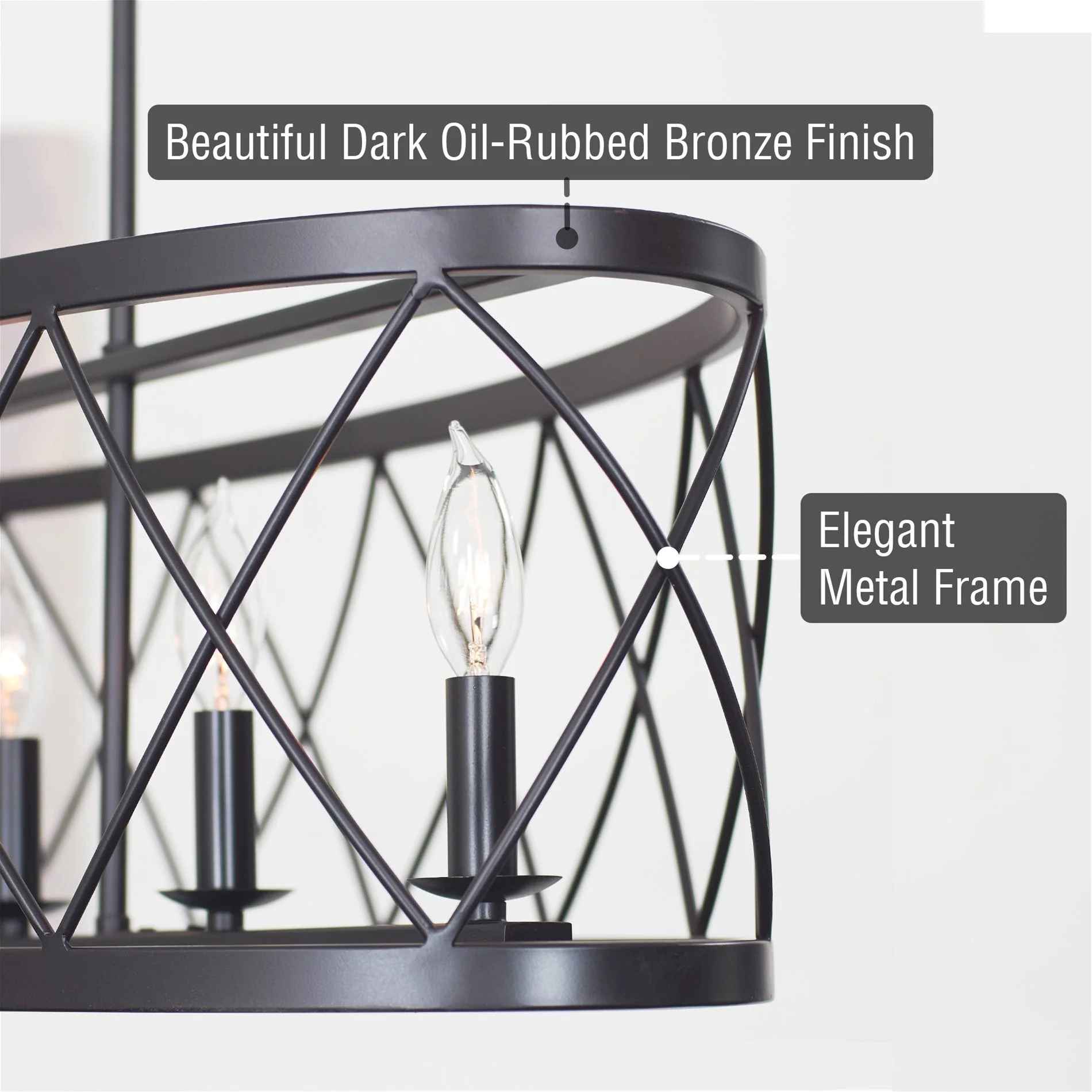 Eleanor 33 5-Light Traditional Kitchen Island Light
