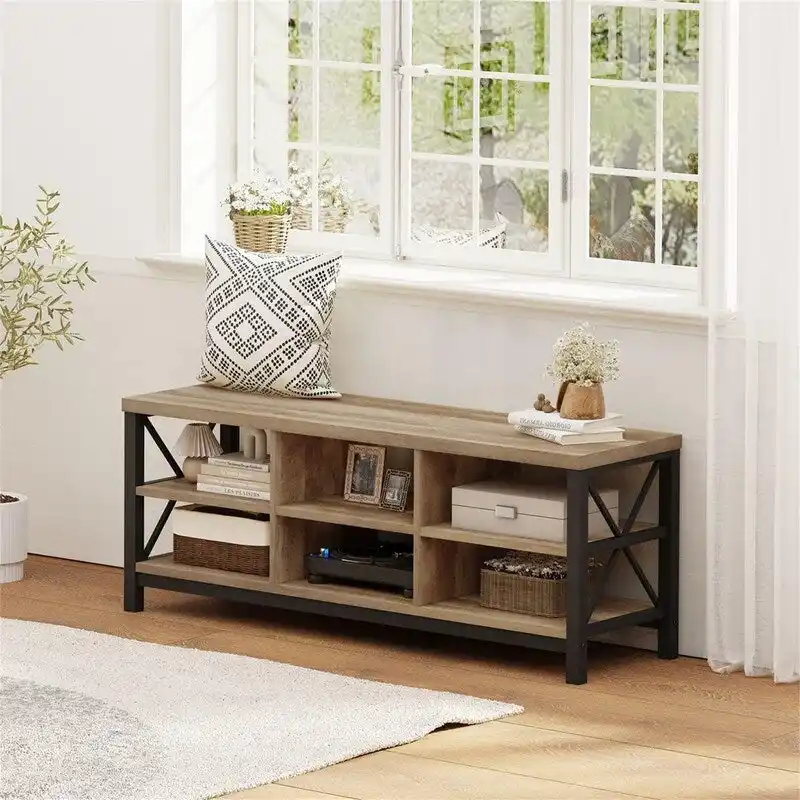 Shoe Bench Entryway - 14.17 D x 47.24 W x 18.11 H