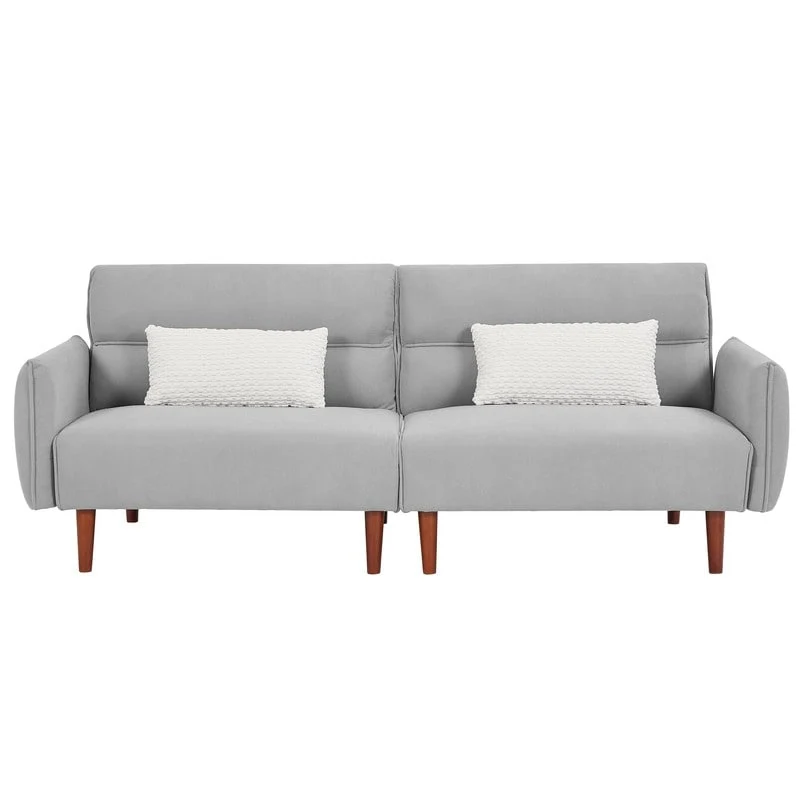 GEITIN Convertible Futon Sofa Bed with 2 Pillows