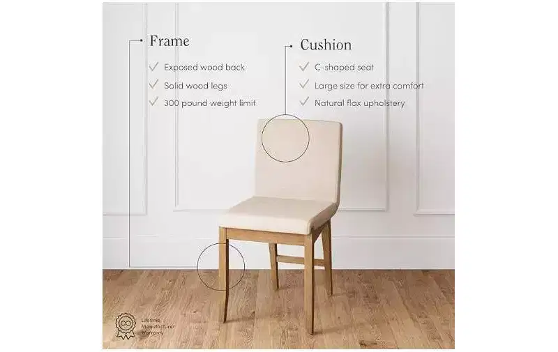 Nathan James Set of 2 Gracie Dining Chair