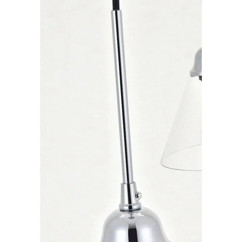 Histoire 5 light chrome Pendant