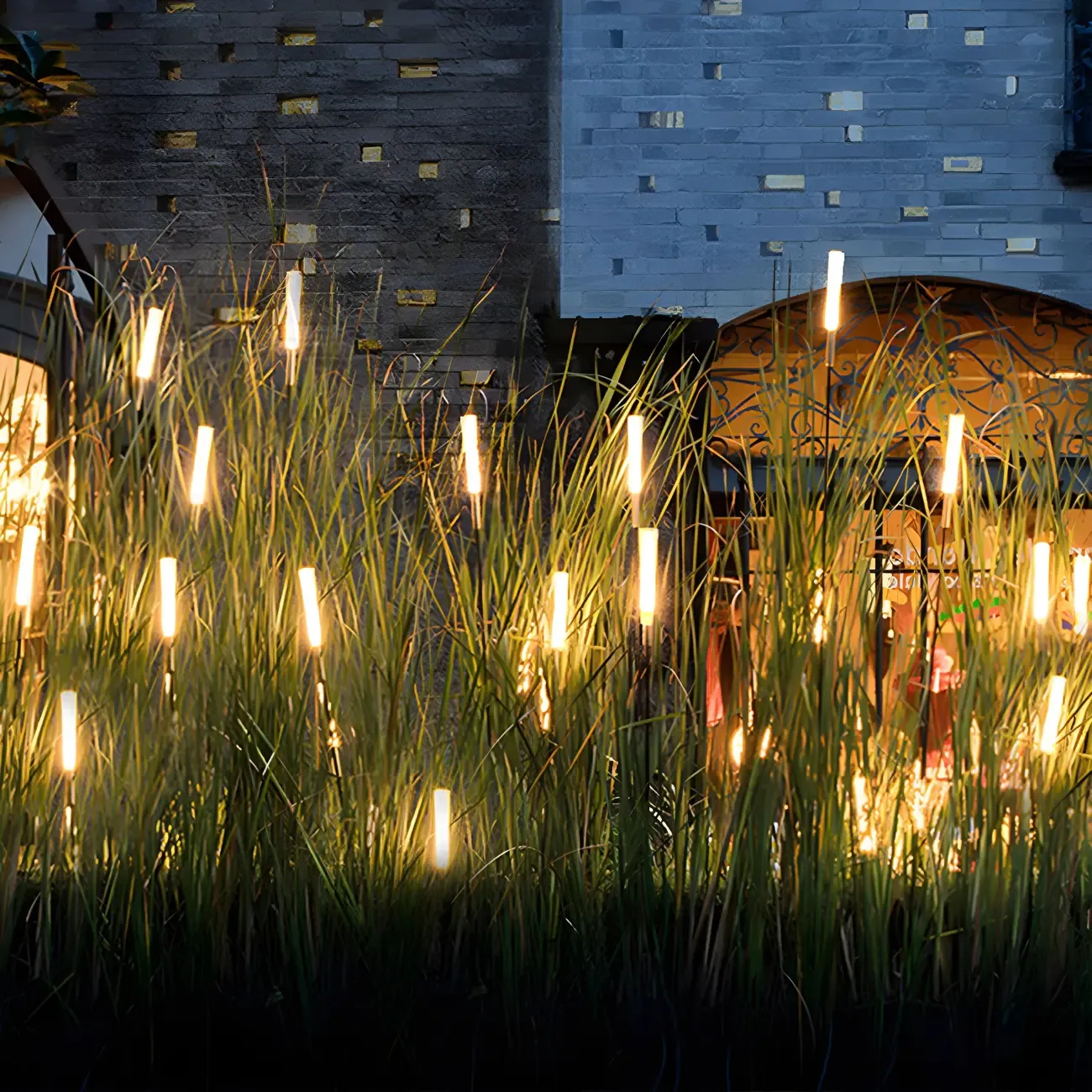 Minimalism Reed Shaped Acrylic Warm Glow Landscape Lighting