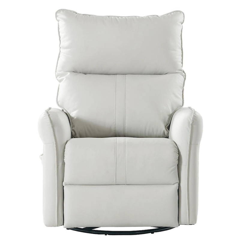 Modern PU Leather Rocker Seating Glider Swivel Recliner Chair