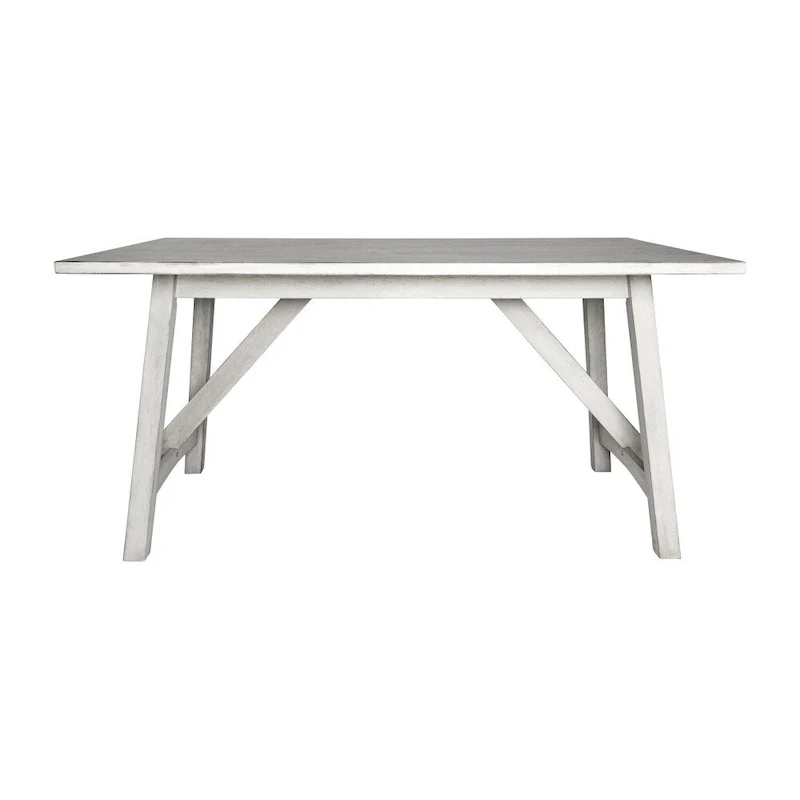 Solid Wood Commercial Grade Trestle Base Dining Table