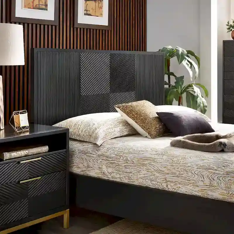 Elea Carved Chevron Bedroom Set by iNSPIRE Q Bold