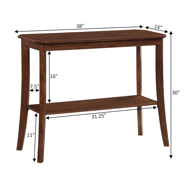 Convenience Concepts Designs2Go Baja Console Table with Shelf