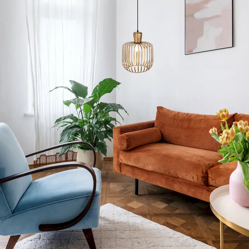 Charissa River of Goods Antique Brass-Painted Metal 11.75-Inch Pendant Light with Cage Globe Shade - 11.75  x 11.75  x 16/75