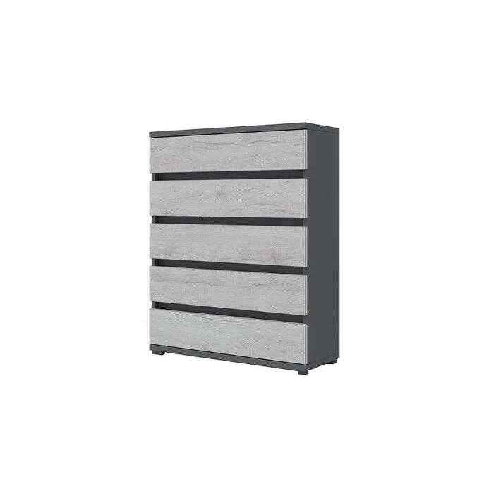 5-Drawer Dresser with Laminated Chipboard Construction